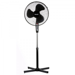 Ventilator Electric Cu 3 Viteze 55 W 16 Inch Functie Oscilatie Automata Inaltime Reglabila 220 - 240 V Culoare Negru 