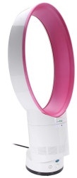 Ventilator Fara Elice Bladeless Fan 60 W 14 Inch Alb/roz 
