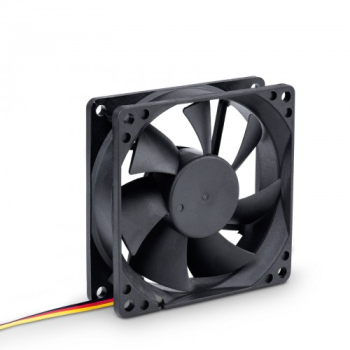 Ventilator pentru PC 80 x 80 x 25 mm negru 
