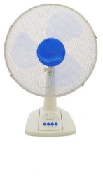 Ventilator Profesional Hausberg De Birou 3 Trepte De Viteza Functie Timer 60 Minute Putere De 55 W Diametru Elice 40 Cm Alb 
