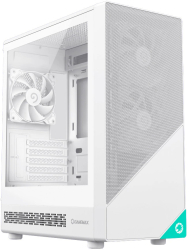 Carcasa Gamemax Focus Mesh White Micro tower Fara sursa Alb 