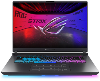 Laptop gaming ASUS ROG Strix G16 Intel Core i9-14900HX 32GB DDR5 SSD 1TB NVIDIA RTX 5060 8GB 16 inch WQXGA 240Hz No OS Eclipse Gray 