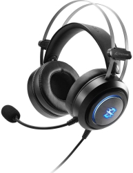 Căști gaming Sharkoon SGH30 Microfon Iluminare RGB (Negru)