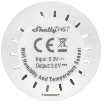 Adaptor USB pentru senzorul de temperatura Shelly H and T alb