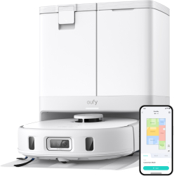 Aspirator robot eufy X10 Pro Omni 8 000 Pa Dual Mop AI Alb 