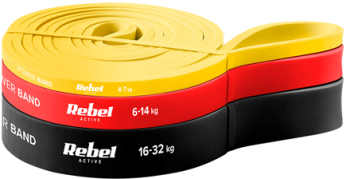 Banda Elastica Latex Power pentru Exercitii Rebelactiv 4-32kg 