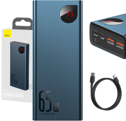 Baterie externa portabila Baseus Adaman Metal 20000mAh QC 3.0. 