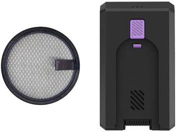 Baterie si filtru Hepa pentru aspiratorul Inse S10. 