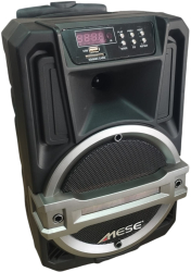 Boxa Portabila cu Microfon Wireless 8 inch 180w Neagra 