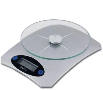 Cantar Bucatarie Electronic KlaussTech Cu Tava Din Sticla Max 5 Kg
