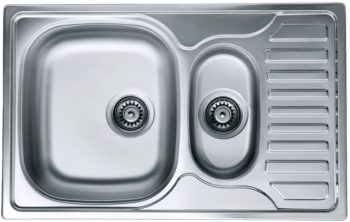 Chiuveta De Bucatarie montare Pe Stanga Inox Finisaj Anticalcar Pentru Blat Klausstech 