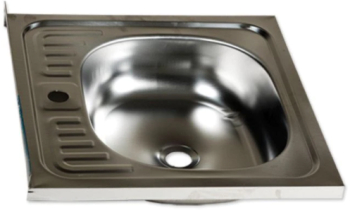 Chiuveta Klausstech De Bucatarie Inox Dimensiune 50x50 Cm Lucios Argintiu 