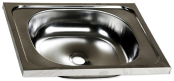 Chiuveta Klausstech Pentru Bucatarie Inox Usor De Curatat O Cuva 40x50 Cm Accesoriu Inclus Anticalcar Design Modern Grosime 0.4mm Ar 