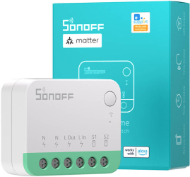 Comutator inteligent Sonoff Minir4m cu suport pentru Matter 