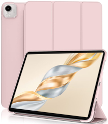 Husa Ultra Slim pentru HONOR Pad X9A 11.45 Silicon TPU Smart Cover cu Suport - Roz 