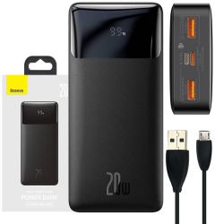 Incarcator portabil Baseus Bipow 20000mah 20w black 