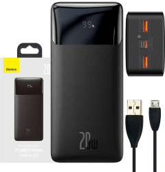 Incarcator portabil Baseus Bipow 30000mah 20w negru 