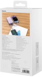 Incarcator portabil Baseus Comet cu cablu USB-C inclus violet 