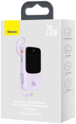 Incarcator portabil Baseus Qpow Pro cablu 3 in 1 10000mAh