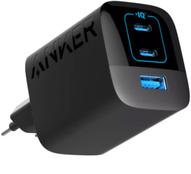 Incarcator retea Anker 336 67W 2x USB-C 1x USB-A PowerIQ 3.0 Negru 
