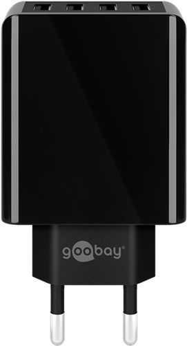 Incarcator Retea Goobay 4x Usb-a 30w Design Slim Negru 