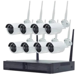 Kit Supraveghere Nvr + 4 Camere Wireless 2mp Smart Gadget Ip Hd Wifi 