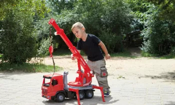 LENA GIGA TRUCKS - MACARA GIGANT POMPIERI - 70 CM - 02175 