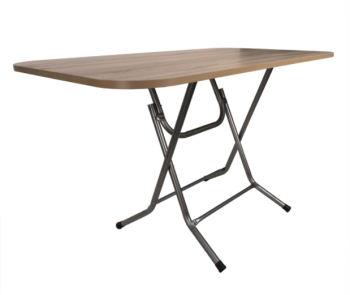 Masa Pliabila KlaussTech Mdf Cadru Din Metal Dimensiune 70x120cm Destinata Pentru Casa Sau Camping Design Clasic Usor De Manevrat Si D 