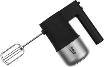 Mixer de mana BEKO HMM81504BX 500W 4 Trepte Viteza Negru-Argintiu