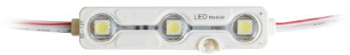 Modul 3 Led-uri Alb Rece 6000k IP67 
