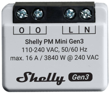 Pachet 2 Controlere Mini Shelly Pm Gen3 