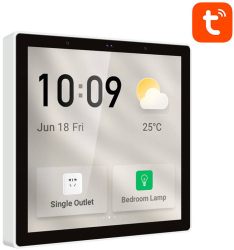 Panel de control inteligent Avatto T6e Wi-fi Ble Zigbee Tuya 
