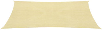 Panza Parasolar pentru Umbrire 2x4 5 m Material HDPE 160 g/mp Protectie UV 90 Culoare Bej 