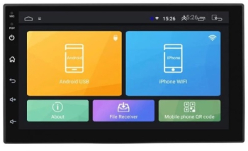 Player auto MP5 universal Touch Screen KlaussTech LCD 7&rdquo GPS WI FI BT RADIO ANDROID 