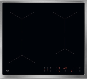 Plita cu inductie AEG TN64IA00XB Touch control PowerBoost Hob2Hood Minute Minder 4 Zone gatire Neagra 