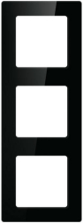 Priza tripla Avatto N-ts10-frame-b3 pentru rame negru 