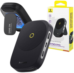 Racitor telefon ultra-subtire cu incarcator Baseus MagPro II negru 
