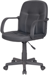 Scaun Birou Rotativ KlaussTech Max 100 Kg Piele Ecologica Negru. 