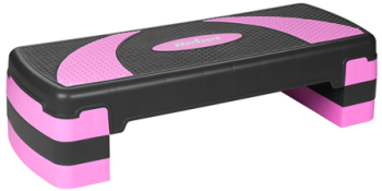 Stepper Fitness 3 Nivele Gri Violet pentru Antrenamente Active 
