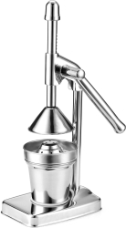 Storcator De Fructe Manual Klausstech Material Inox Ideal Pentru Citrice Maner Anti-alunecare Separa Pulpa De Seminte Usor De Folosit S 