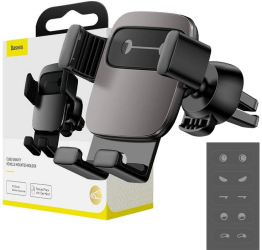 Suport auto Baseus Cube pe grila de ventilatie negru 