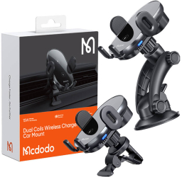 Suport auto cu incarcator inductiv Mcdodo Ch-1600 negru 