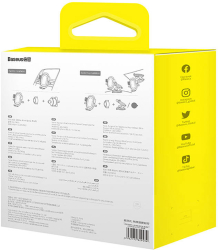 Suport auto pentru telefon Baseus Ultracontrol negru 