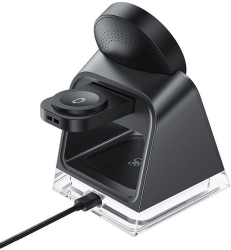 Suport incarcare wireless 3in1 Acefast E17 negru - practic si versatil. 