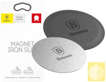 Suport telefon magnetic Baseus Set Iron - Negru 