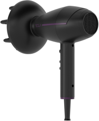 Uscator de par Tesla 2300W Functie Ionica 3 viteze 2 trepte temperatura Negru/Violet 