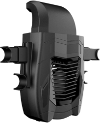 Ventilator auto pentru scaun Techone® Fan Master 3 viteze alimentare bricheta telecomanda pe fir cablu 1.8m negru 