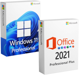 Windows 11 Pro Retail + Office 2021 Pro Plus Licenta Permanenta 