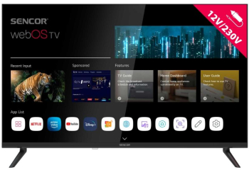 Televizor LED Sencor 80 cm (32inch) SLE 32S830MB, HD ready, Smart TV, 12/240V, WiFi, CI+