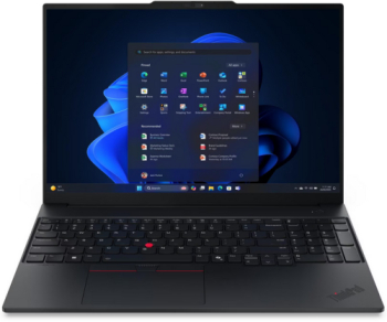 Laptop Lenovo ThinkPad E16 Gen 3 Intel Core 7 240H 16 inch RAM 16GB SSD 512GB Intel Graphics Windows 11 Pro Black 